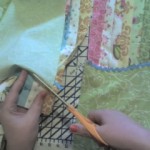 trimming the strips