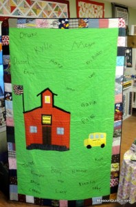 The Wish Quilt (Note the pieces along the edge)