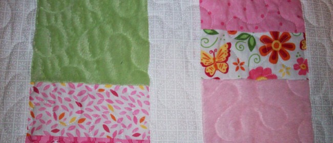 Minkee Coin Baby Quilt