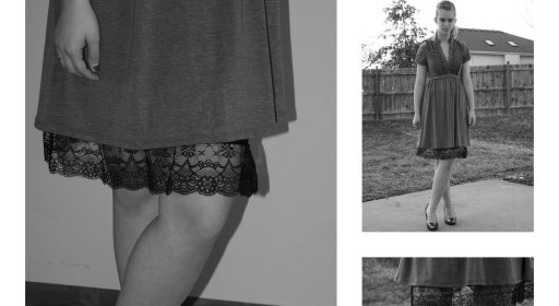 Modesty, anyone? DIY lace slip