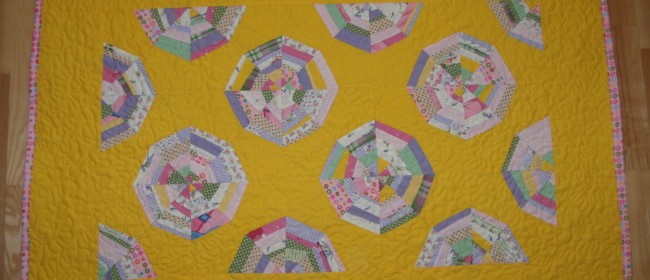 Happenings…and a fun-cheery Wacky Web Quilt Show and tell!