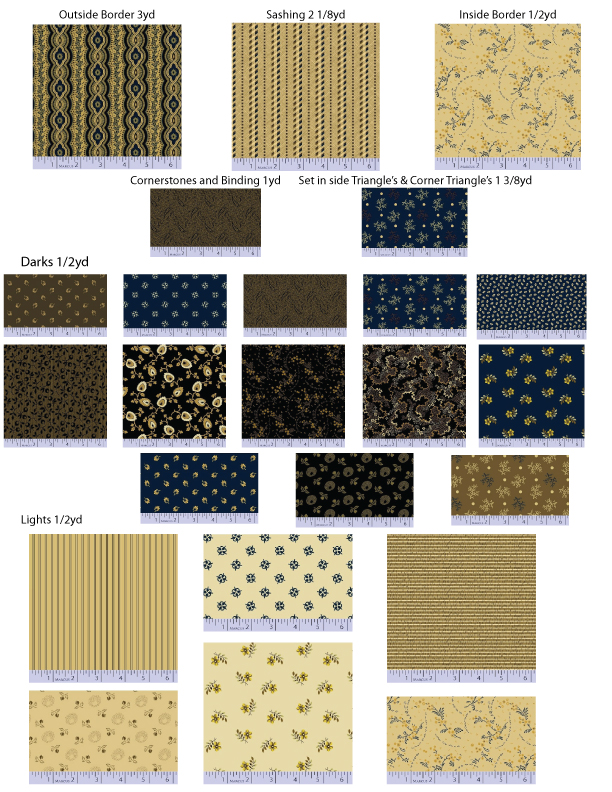 Once You Get Your Kit You Can Use This Color Card To Match Your Fabrics With What The Pattern