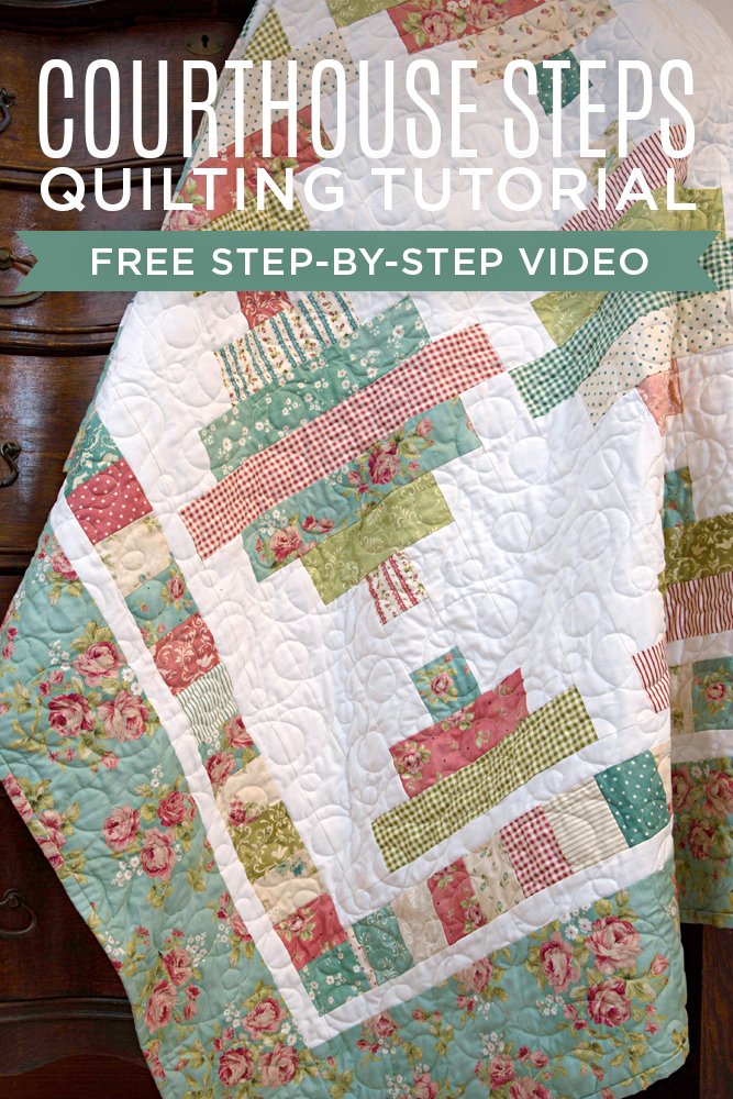 New Friday Tutorial The Courthouse Steps Quilt