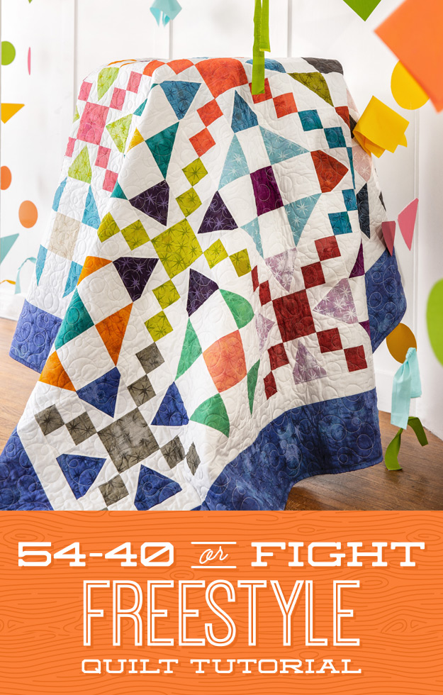 50 40 Or Fight Freestyle Quilt