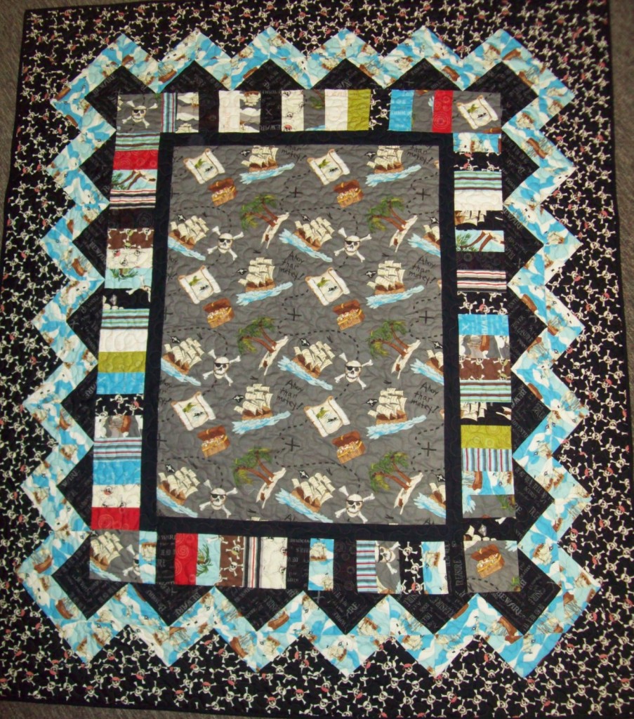 Tutorial for a Pirate Quilt! Ahoy-Matey’s