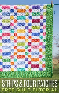 New Friday Tutorial: The Strips and Four Patches Quilt | Missouri Star Blog