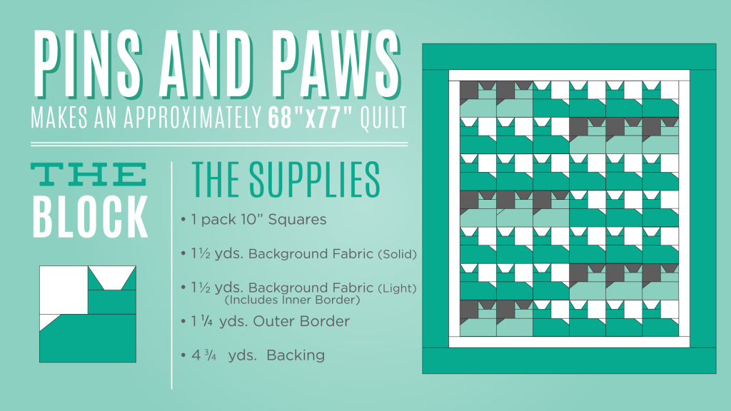 New Friday Tutorial The Pins and Paws Quilt + Giveaway! Missouri