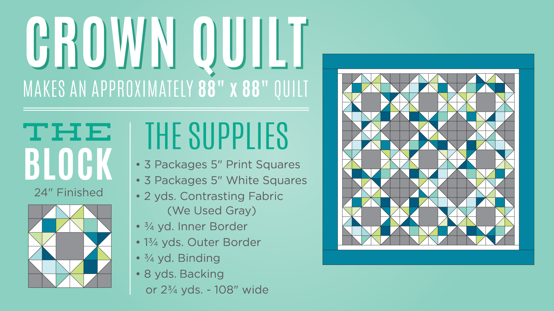 The Crown Quilt | Missouri Star Blog