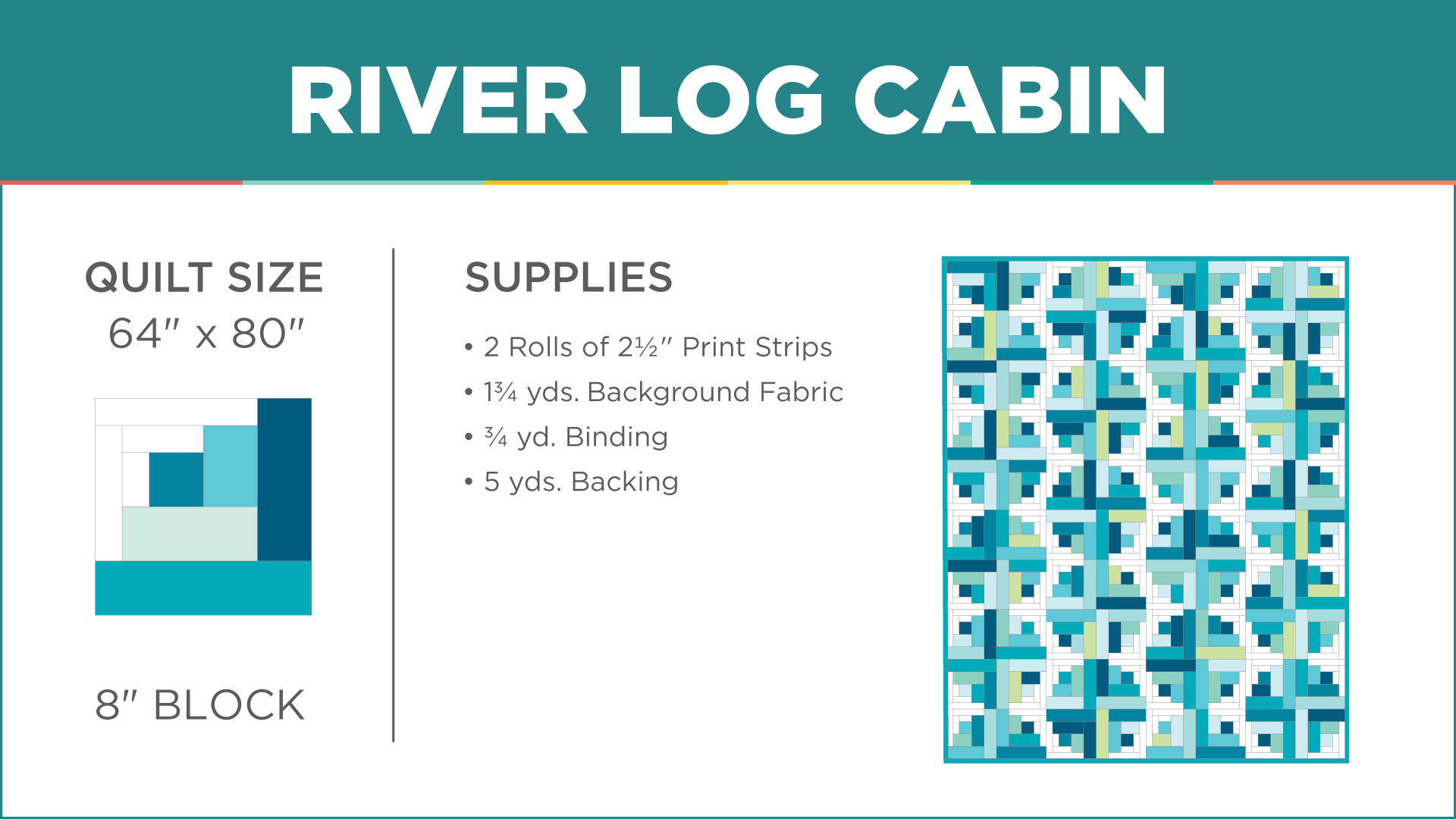 River Log Cabin Quilt Missouri Star Blog