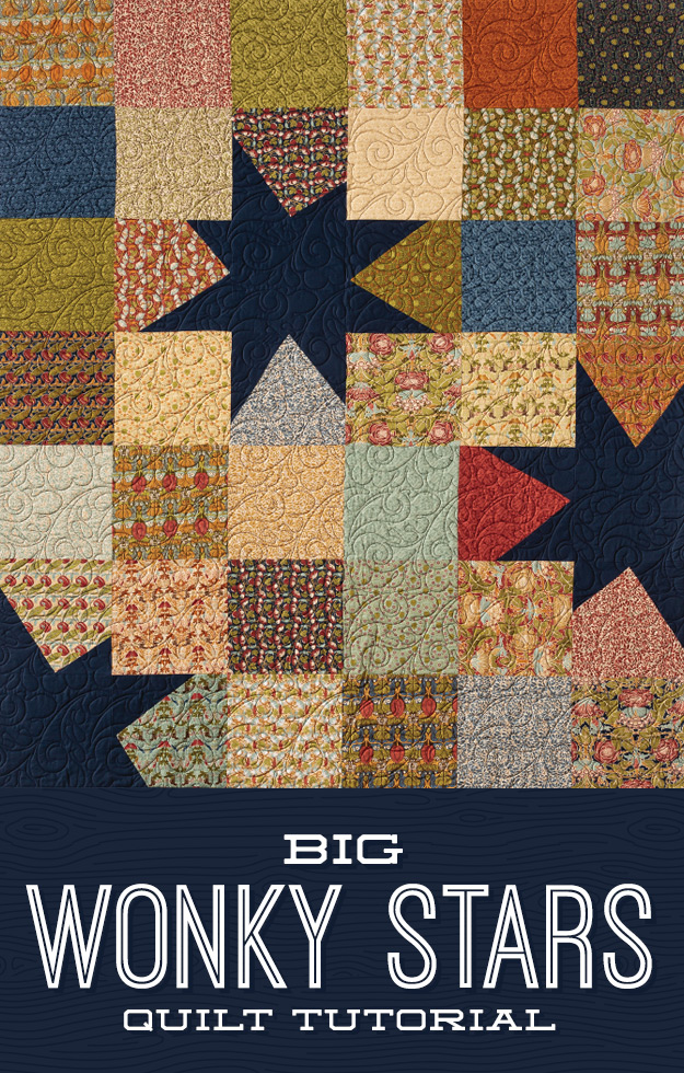 Big Wonky Stars Quilt Missouri Star Blog