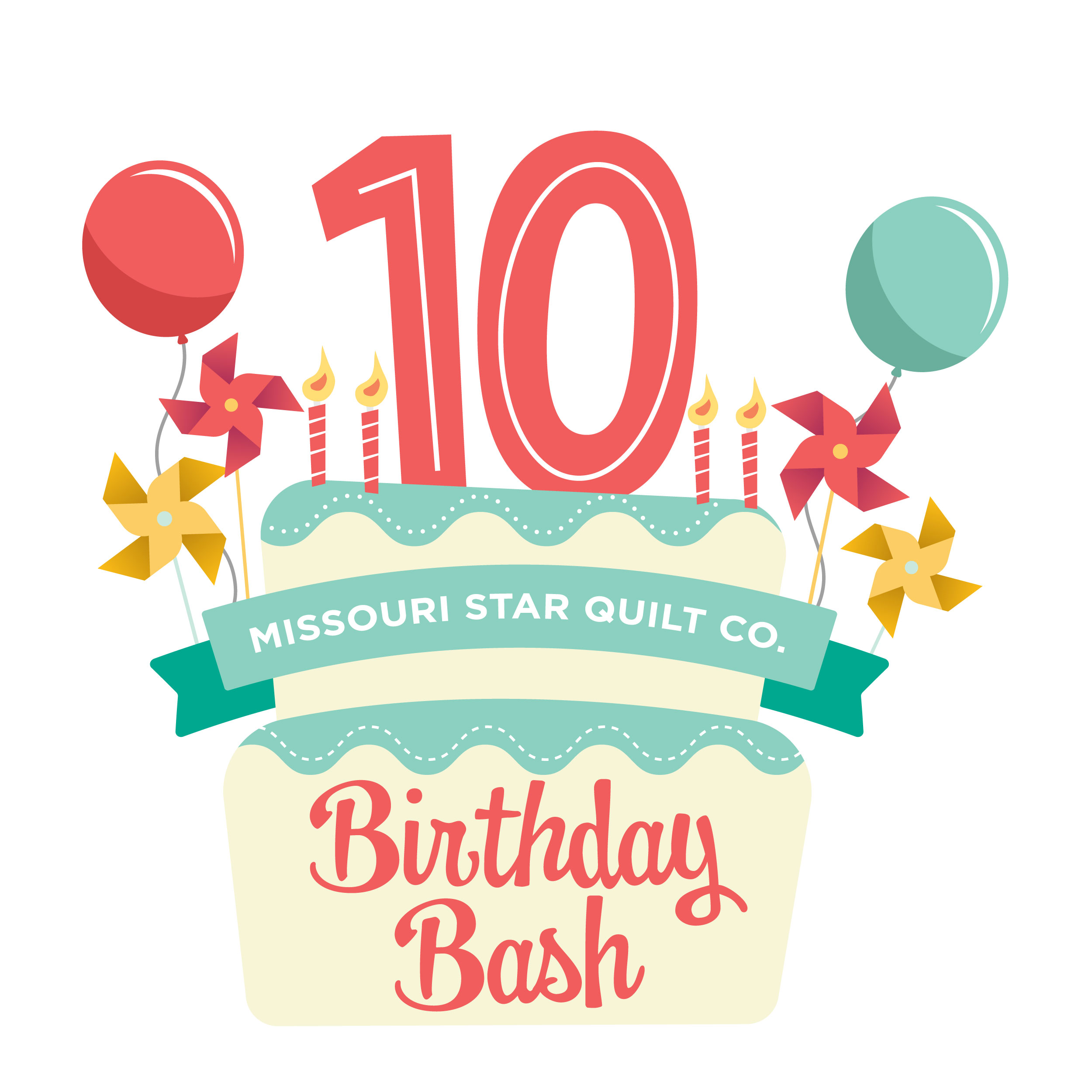10th Birthday Bash Logo