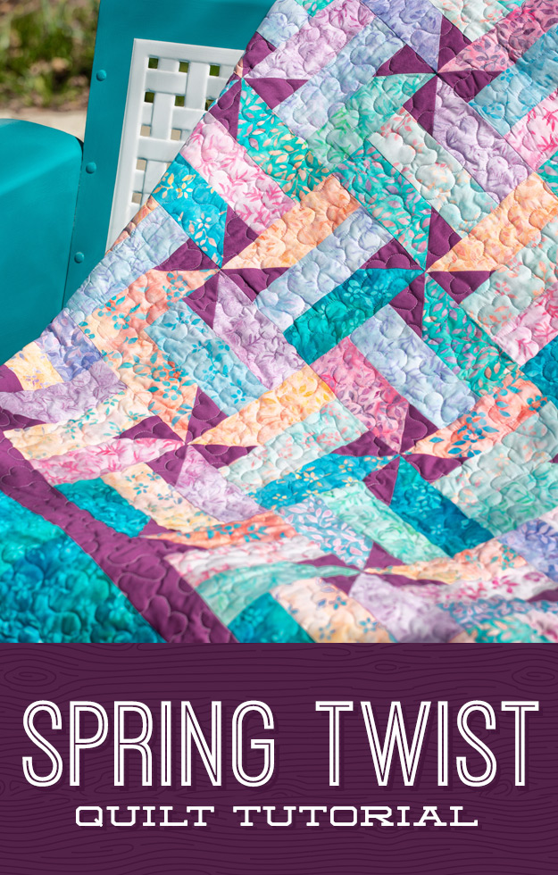 Spring Twist Quilt Tutorial  Missouri star quilt company