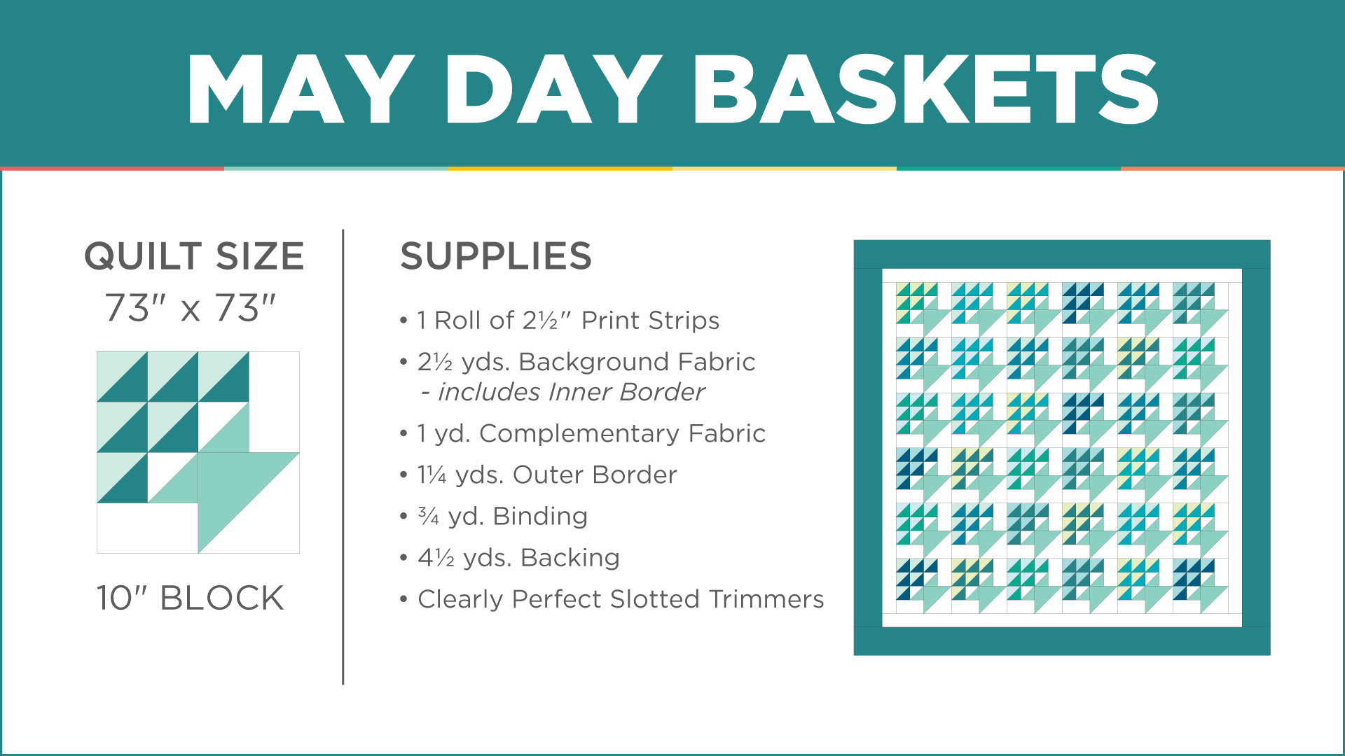 May Day Baskets Quilt Missouri Star Blog