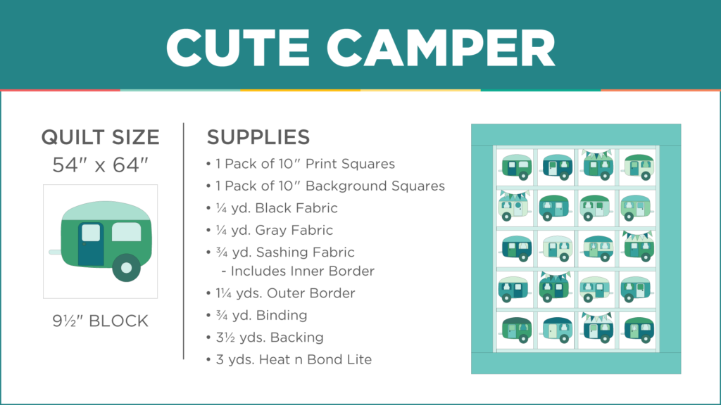 Cute Camper Quilt Tutorial