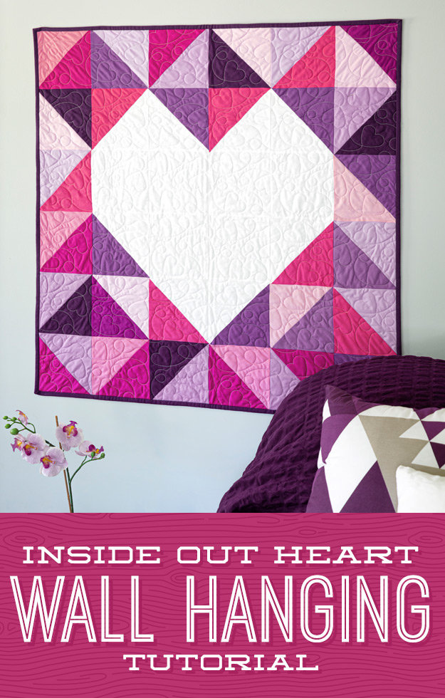 Inside Out Heart Wall Hanging Tutorial