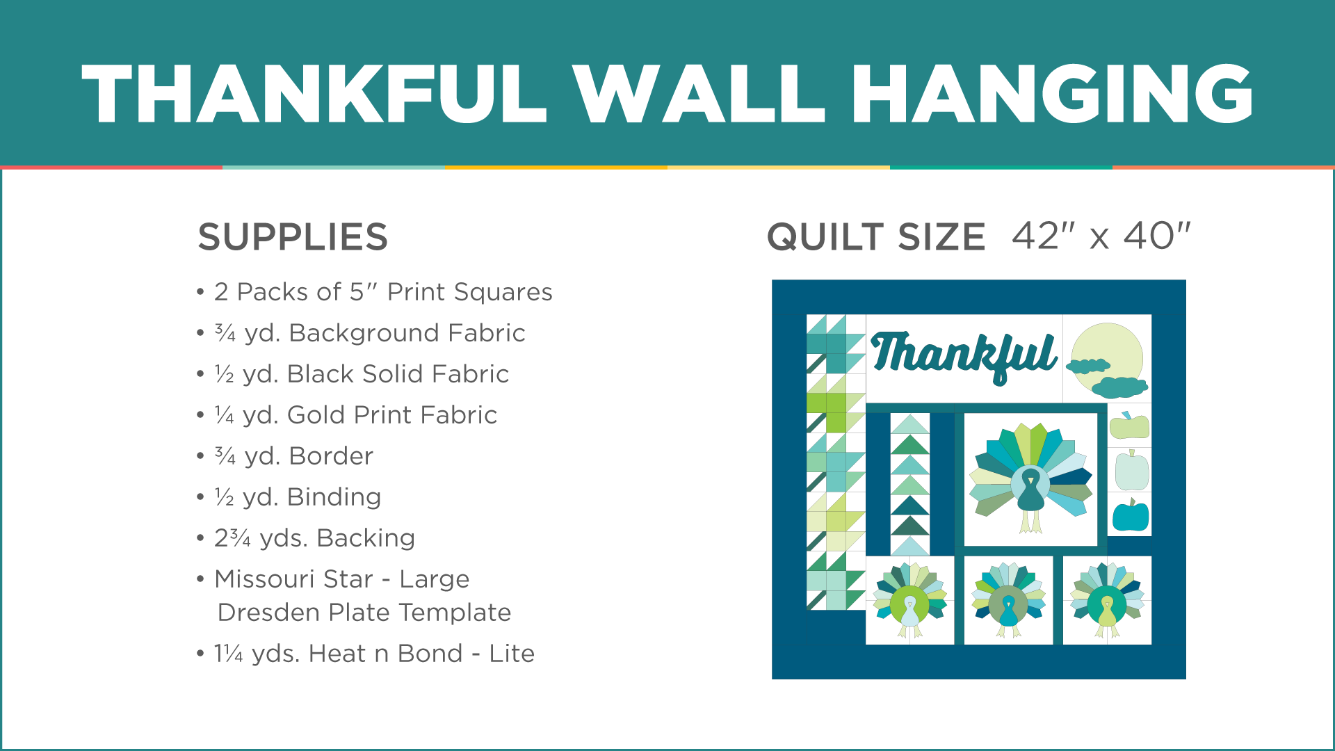 Thankful Wall Hanging | Missouri Star Blog