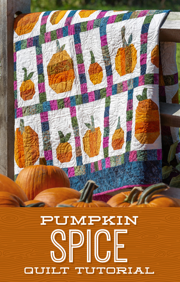 Pumpkin Spice Quilt from Missouri Star Quilt Co. 
