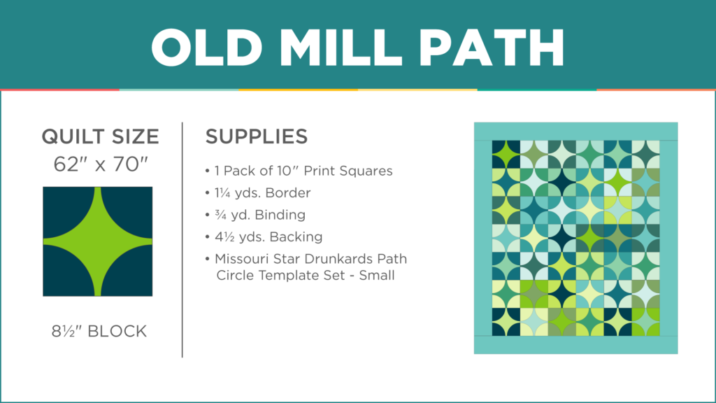 Old Mill Path Quilt from Missouri Star Quilt Co.