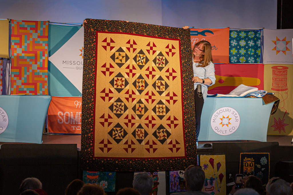 Martingale quilt trunk show at 2019 Birthday Bash at Missouri Star Quilt Co.