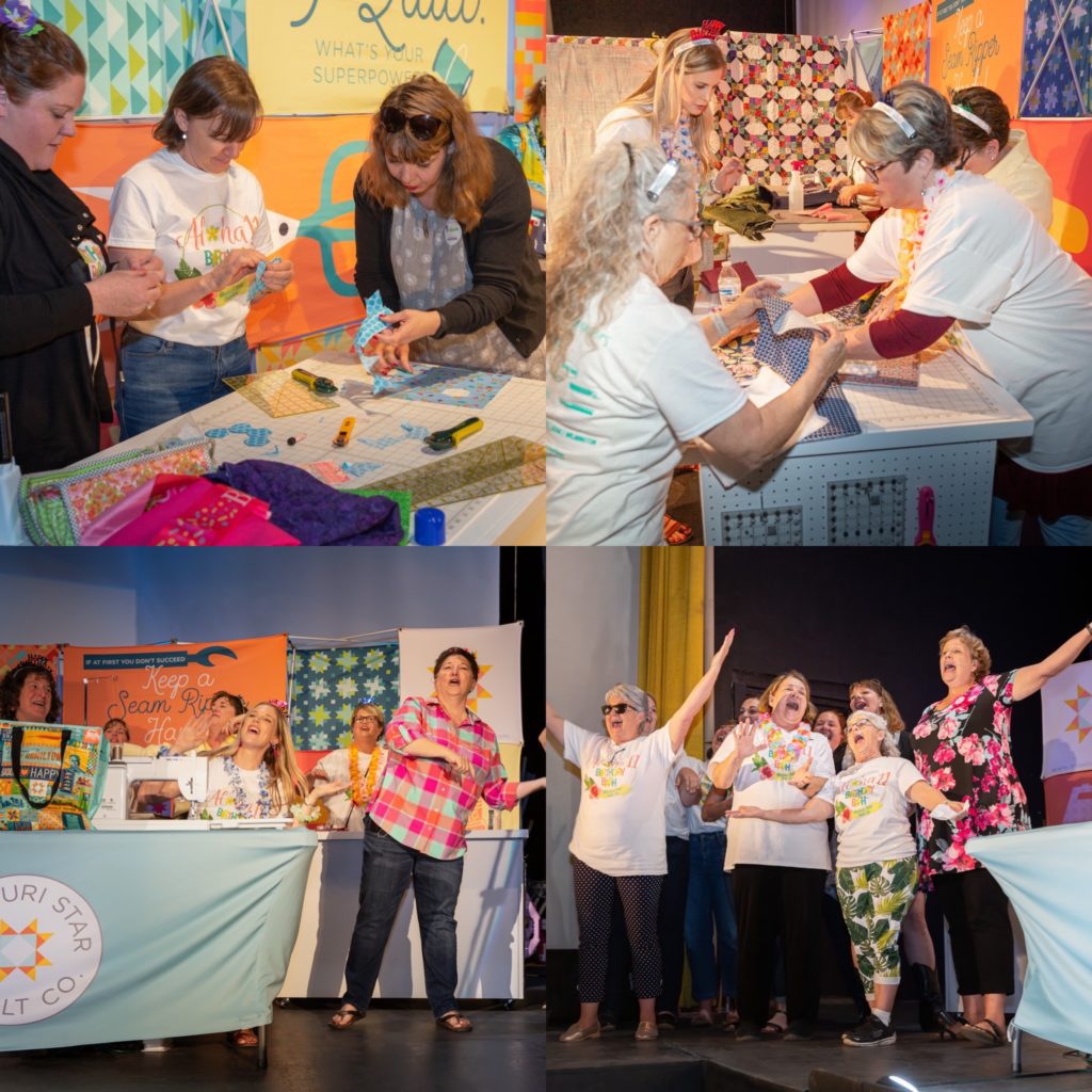 Sew-lebrity Sew-Off at 2019 Birthday Bash at Missouri Star Quilt Co.