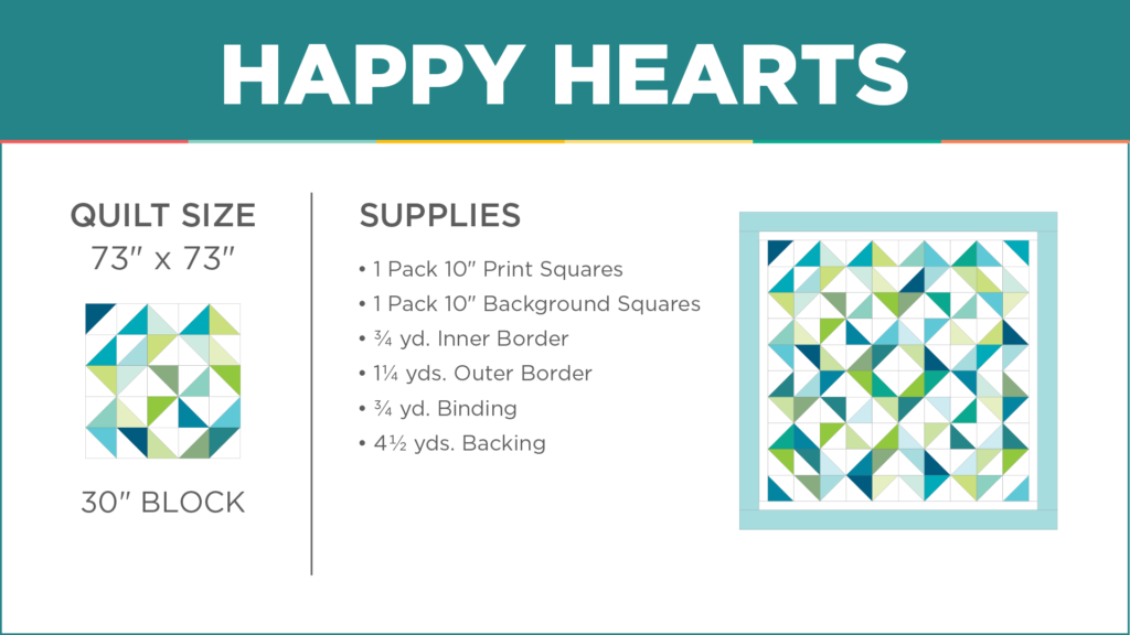 The Happy Hearts Quilt from Missouri Star Quilt Co. Watch the free quilt tutorial today!