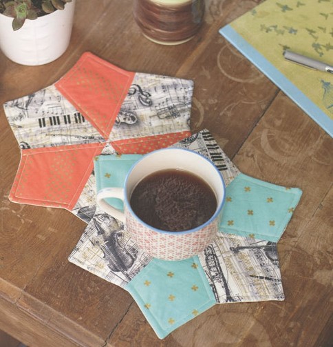 Missouri Star Mug Rugs, Periwinkle Table Topper, DIY Coasters