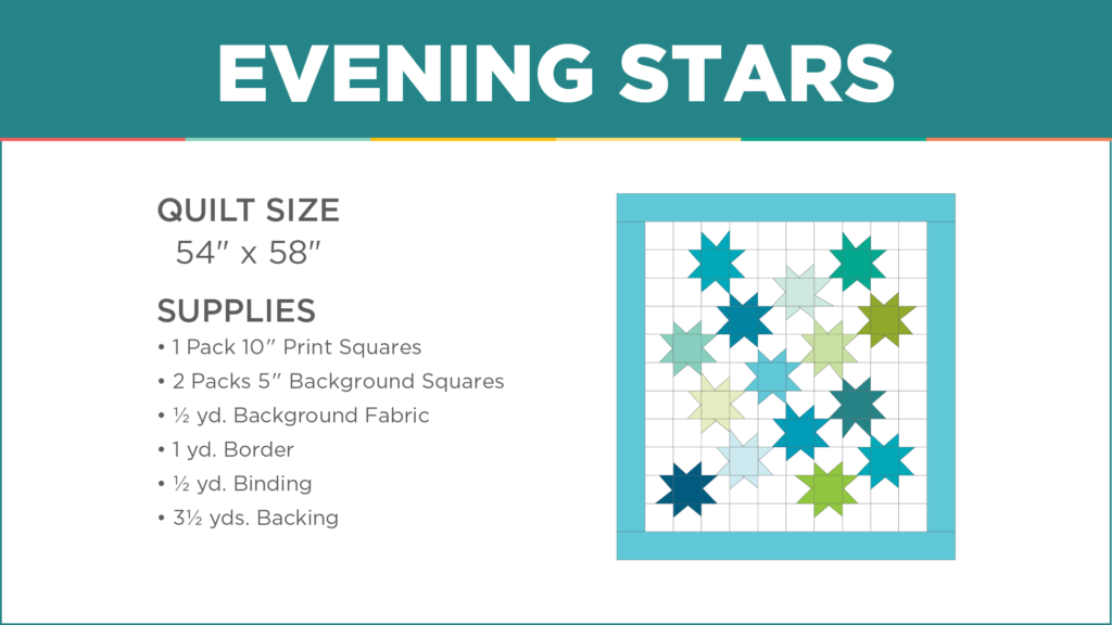The Evening Stars Quilt from Missouri Star Quilt Co. Watch the free Triple Play quilt tutorial today!