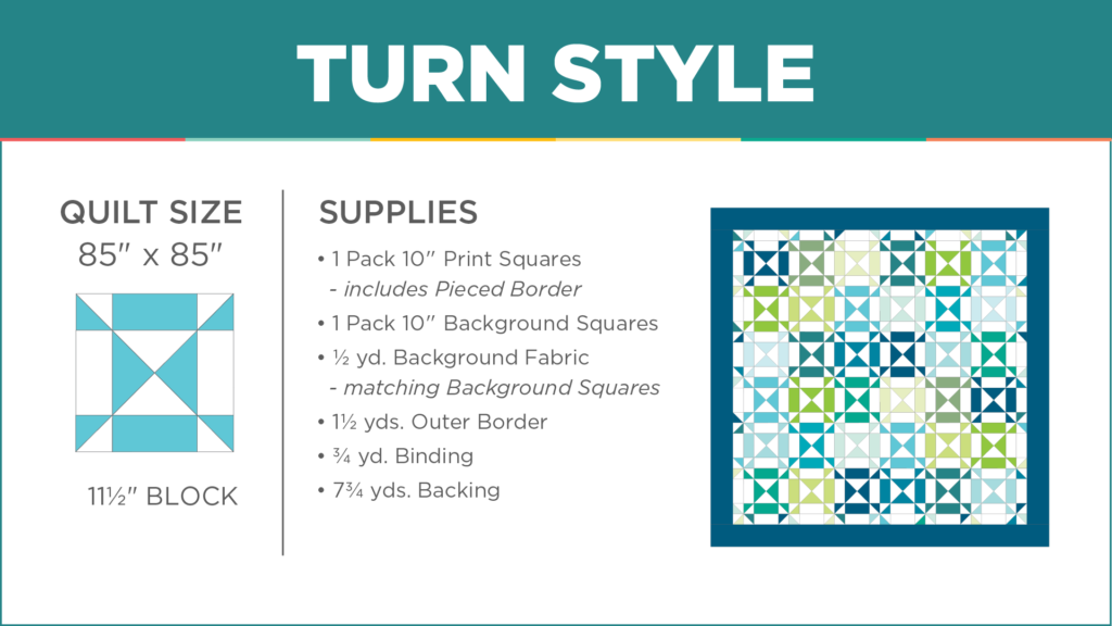 The Turn Style Quilt from Missouri Star Quilt Co. Watch the free quilt tutorial today!