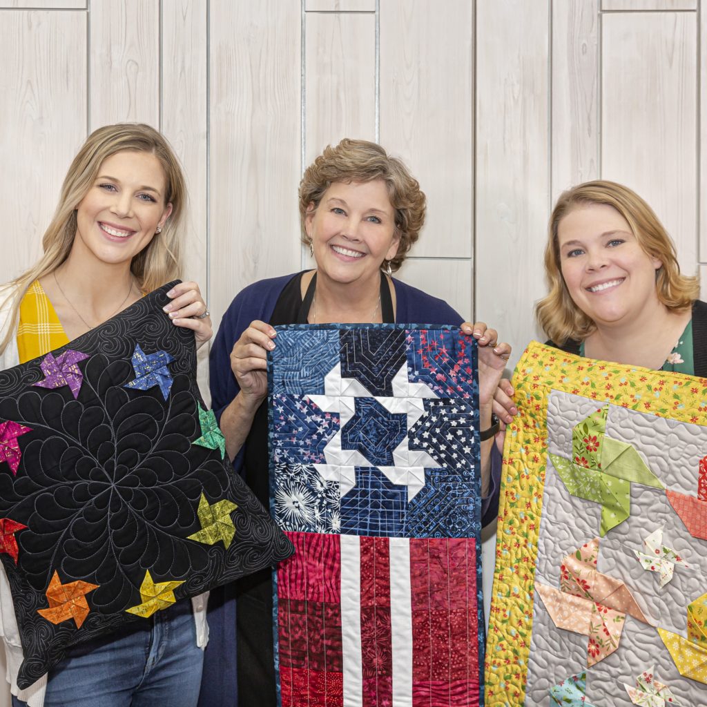 Join us for Triple Play from Missouri Star Quilt Co. featuring three unique twists on classic MSQC Quilt Patterns. Watch the free quilt tutorial today! 