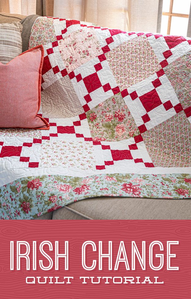 The Irish Change Quilt from Missouri Star Quilt Co. Watch the free quilt tutorial today. 