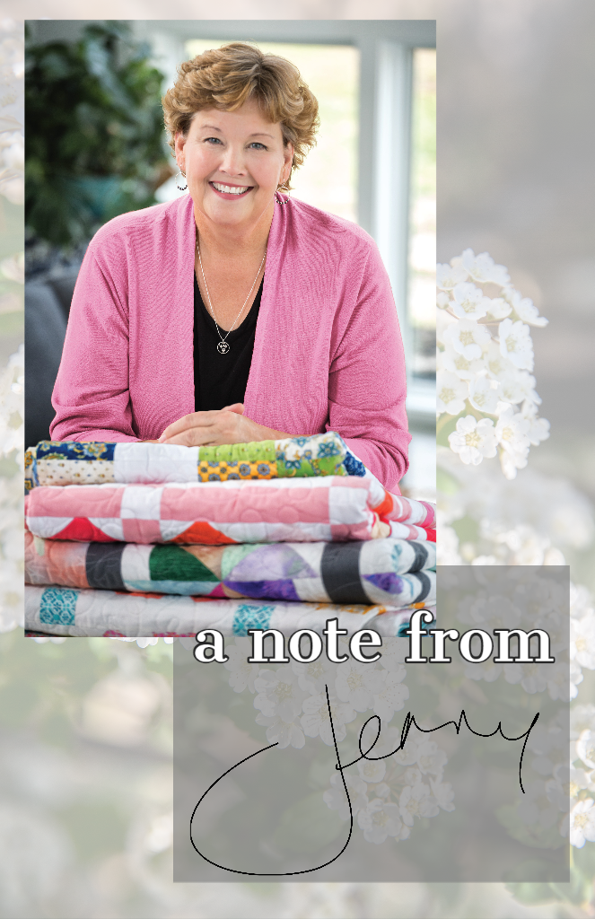 A Note From Jenny BLOCK Magazine