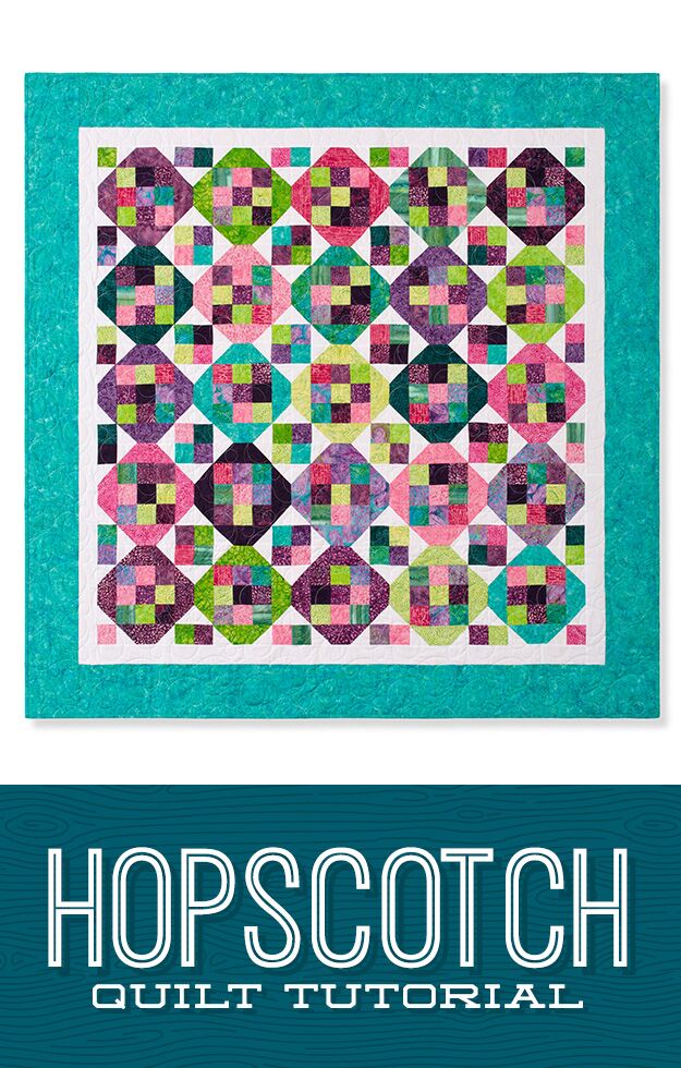 The Hopscotch Quilt from Missouri Star Quilt Co. Watch the free quilt tutorial today. 