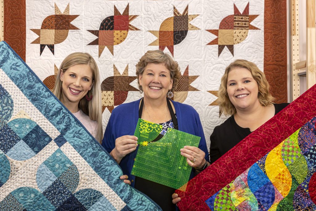 Triple Play! Double Square Star  Missouri star quilt company