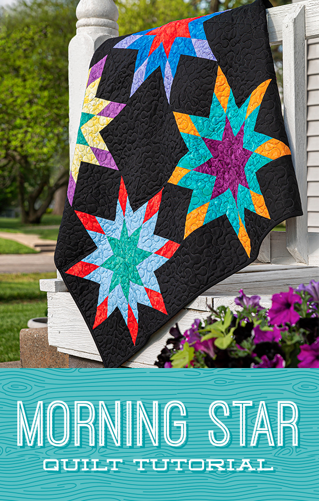 The Morning Star Quilt from Missouri Star Quilt Co. Watch the free quilt tutorial today. 