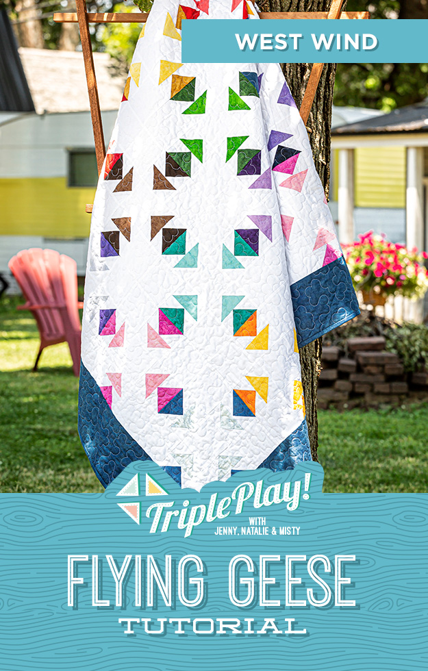 The West Wind Quilt from Missouri Star Quilt Co. Watch the free quilt tutorial today. 