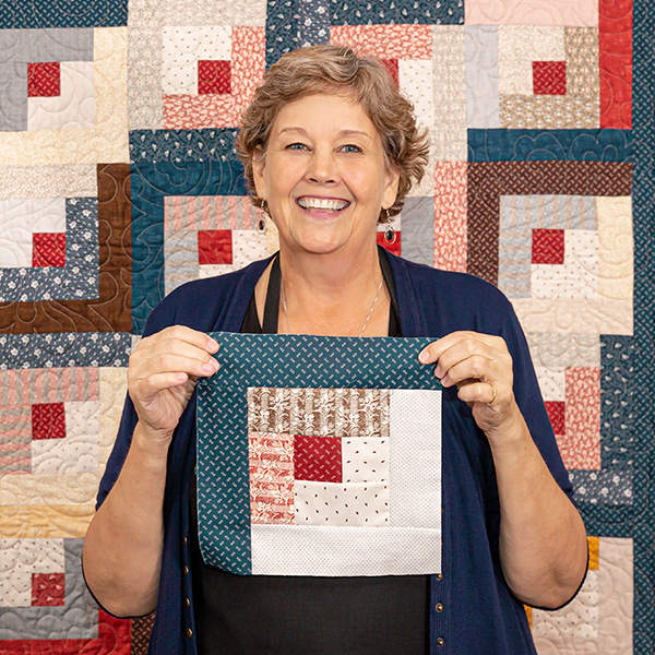 The Simple Log Cabin Quilt from Missouri Star Quilt Co. Watch the free quilt tutorial today. 
