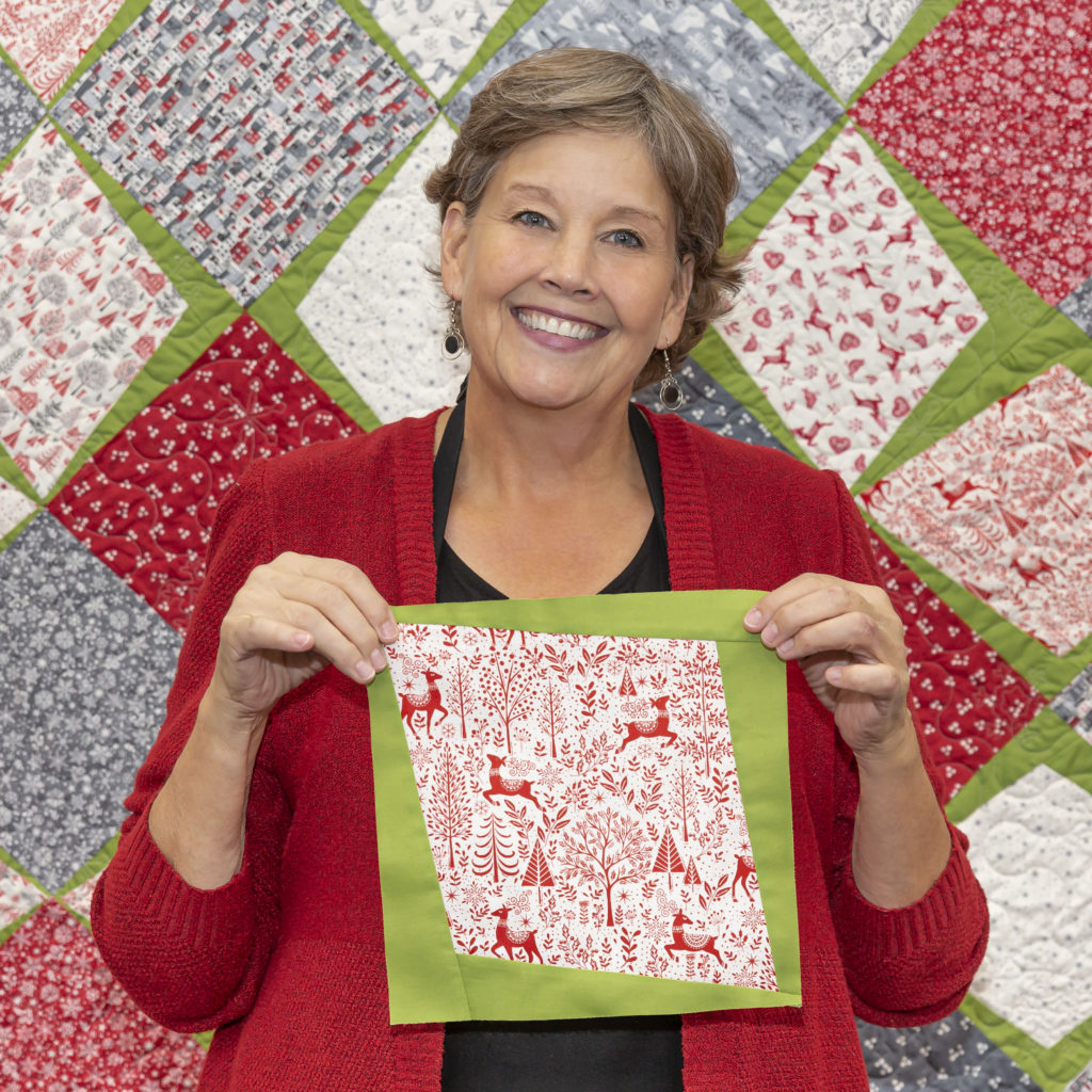 The Simple Squares on Point Quilt from Missouri Star Quilt Co. Watch the free quilt tutorial today. 