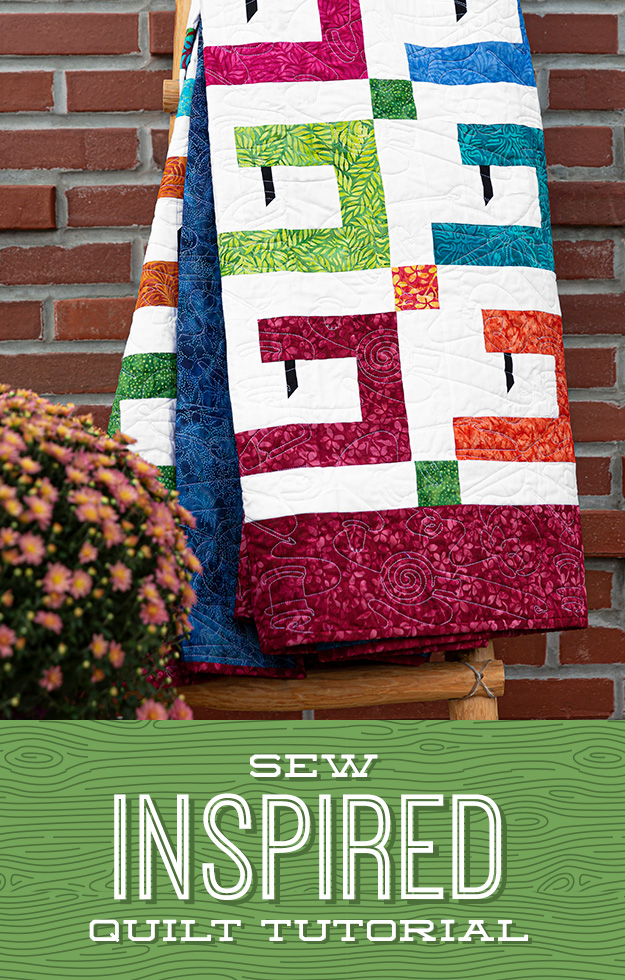 The Sew Inspired Quilt from Missouri Star Quilt Co. Watch the free quilt tutorial today. 