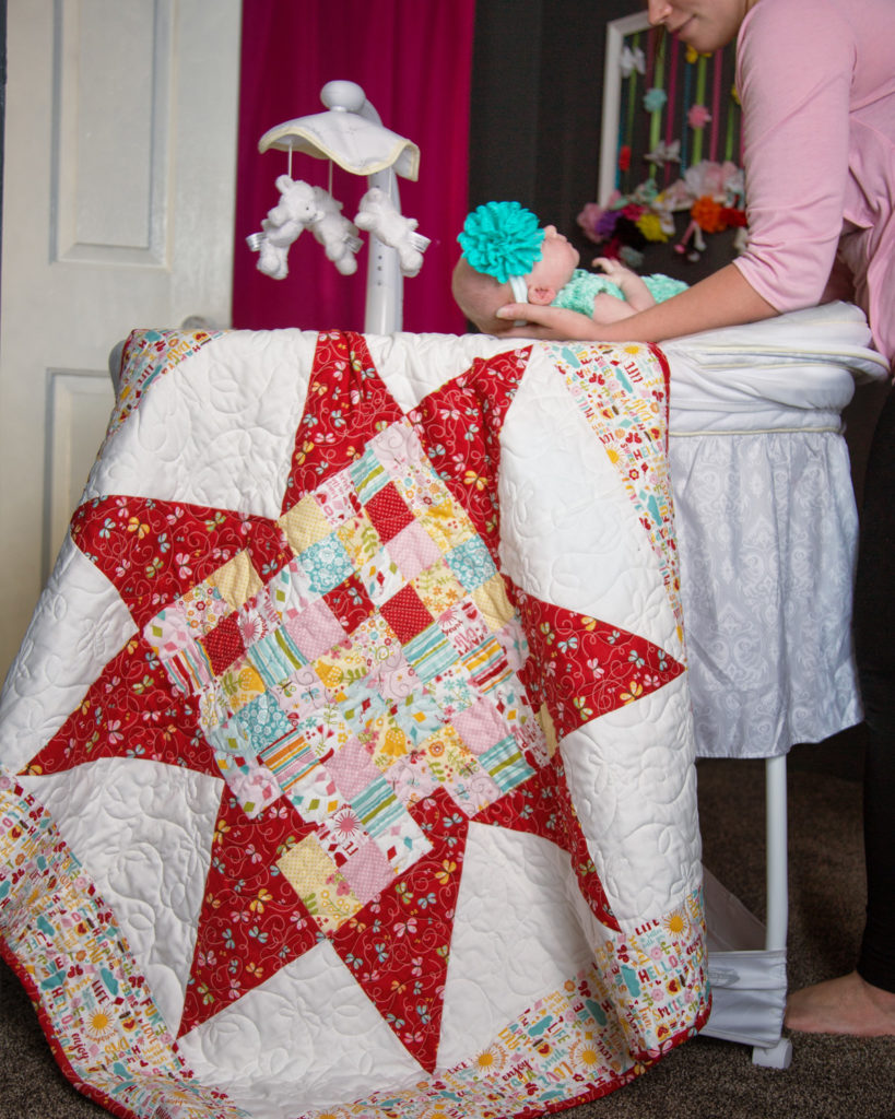 Baby Blocks Quilt Pattern for Charitable Giving with Missouri Star