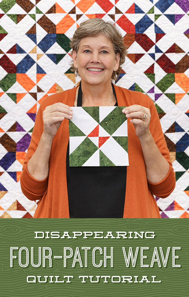 Disappearing Four Patch Weave Quilt Missouri Star Blog