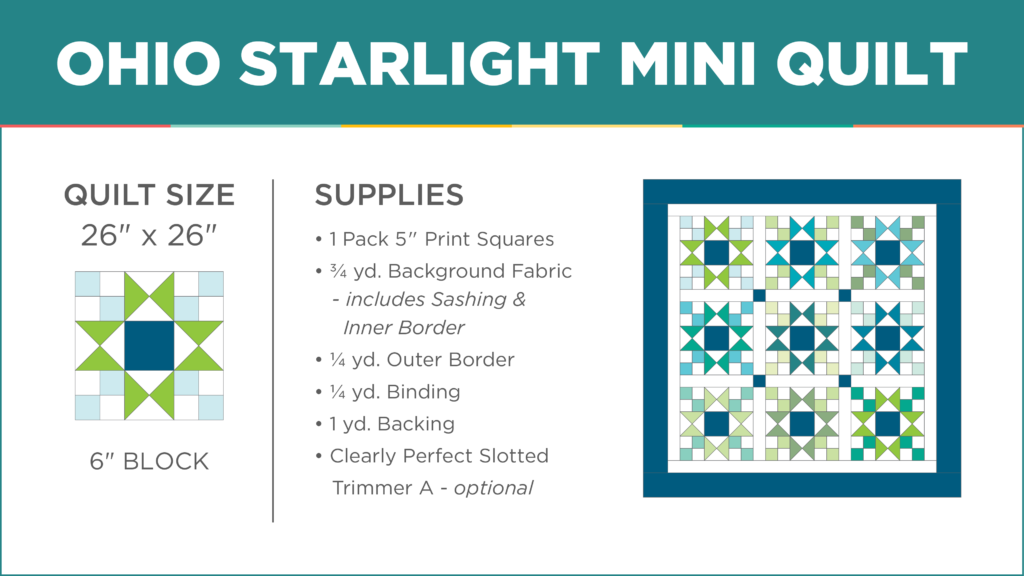 The Starlight Mini Quilt from Missouri Star Quilt Co. Watch the free quilt tutorial today. 