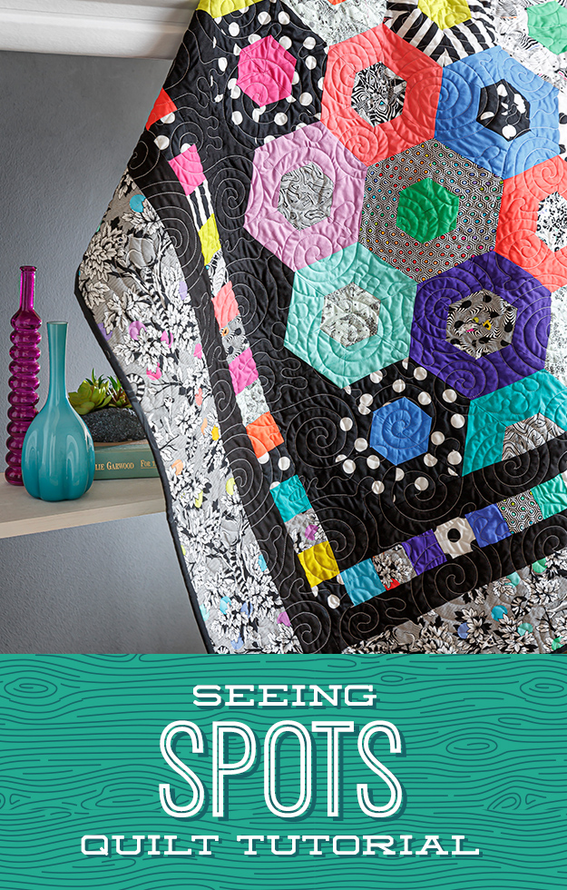 The Seeing Spots Quilt from Missouri Star Quilt Co. Watch the free quilt tutorial today. 