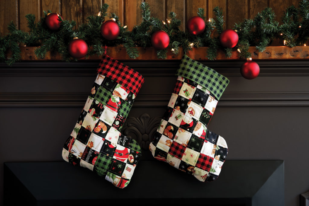 Quilted Christmas Stockings from the Missouri Star Quilt Co. 