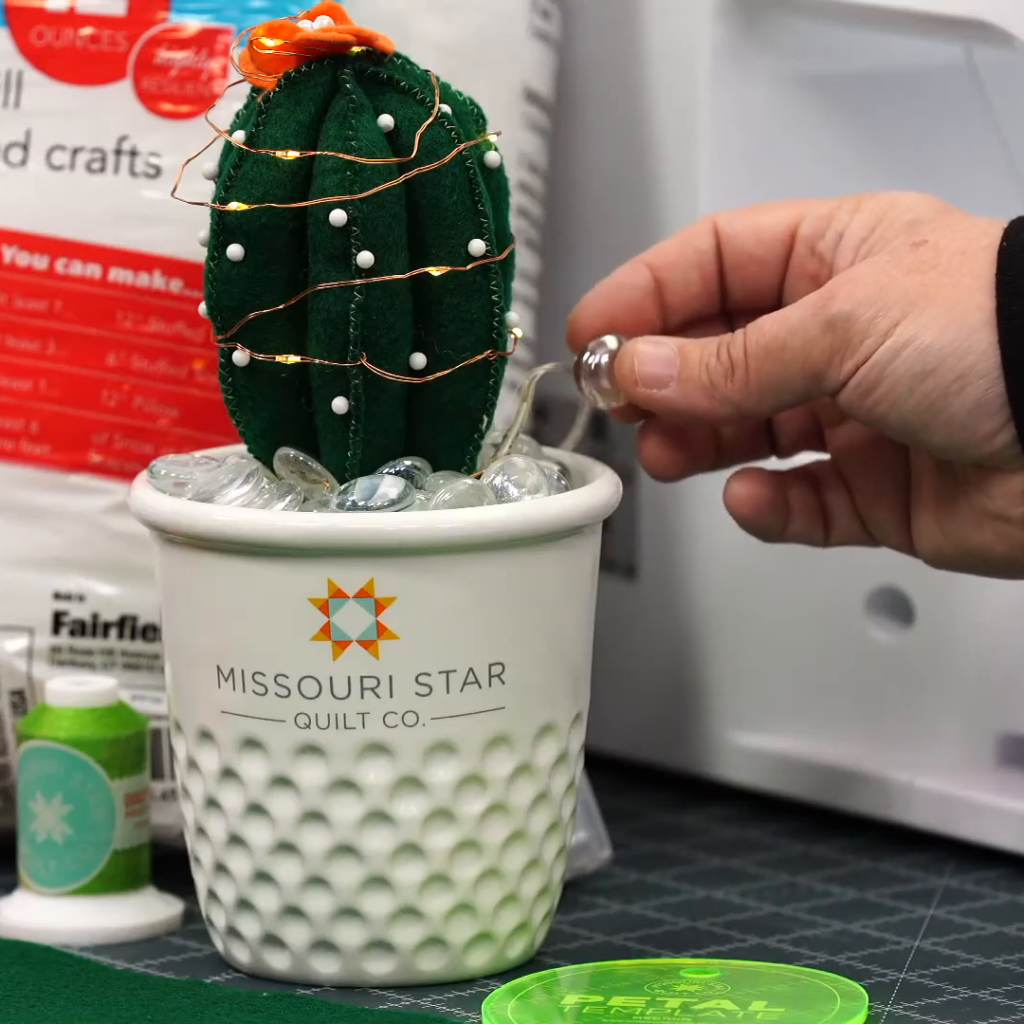 The Missouri Star Thimble Container Cactus Pincushion from Missouri Star LIVE!