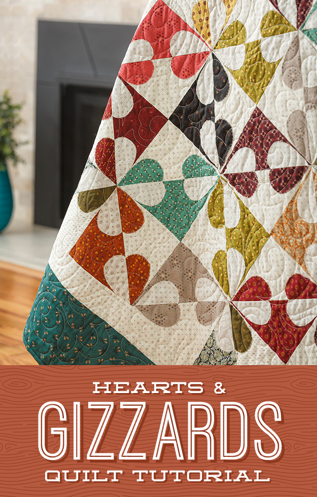 The Hearts and Gizzards Quilt from Missouri Star Quilt Co.