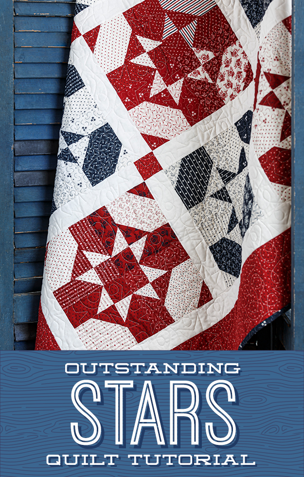 The Outstanding Stars quilt from the Missouri Star Quilt Co.
