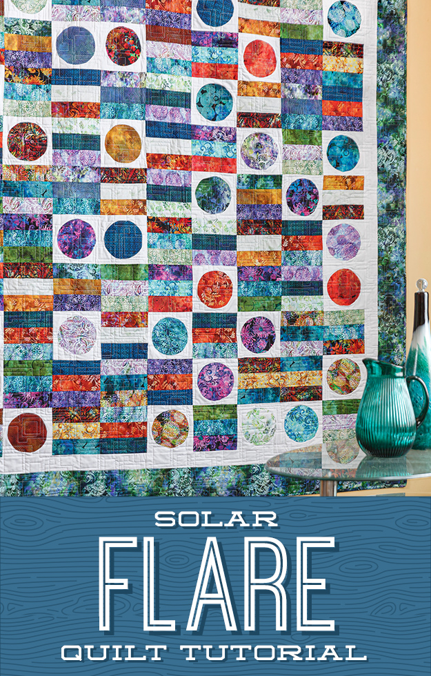 Solar Flare quilt by Missouri Star Quilt Company.