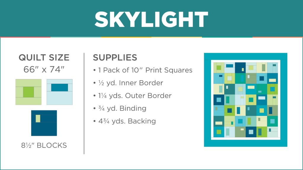 The Skylight Quilt from Missouri Star Quilt Co.