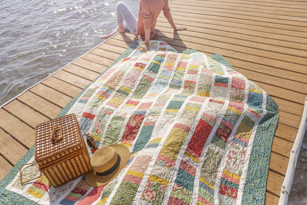Boardwalk Quilt by Jenny Doan of the Missouri Star Quilt Company. 