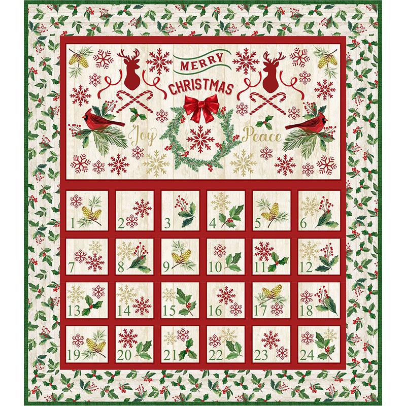 The Comfort and Joy Advent Calendar Kit by Osie Liebowitz for Timeless Treasures.